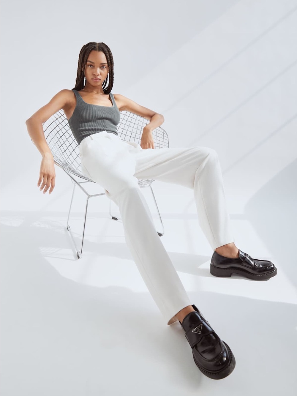 Aritzia Babaton Sculpt Knit Squareneck Tank - Picture 5 of 11